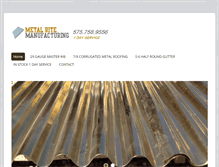 Tablet Screenshot of metalritemfg.com